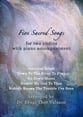 Five Sacred Songs - duets for Violins with Piano Accompaniment P.O.D cover